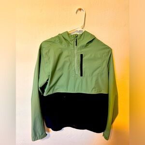 Figs pack able hooded rain coat! XS